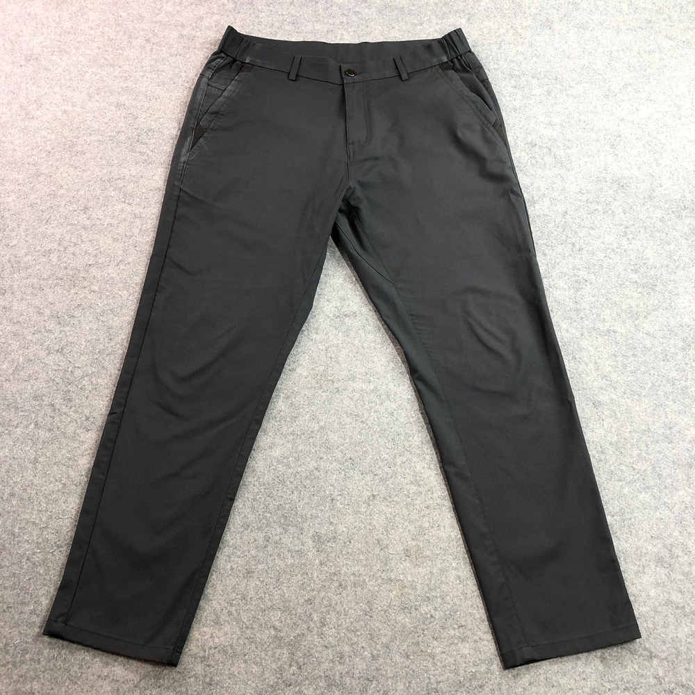 Jack Archer Mens Jetsetter Pants 32x28 Space Black Tech Chino Slim Fit Stretch